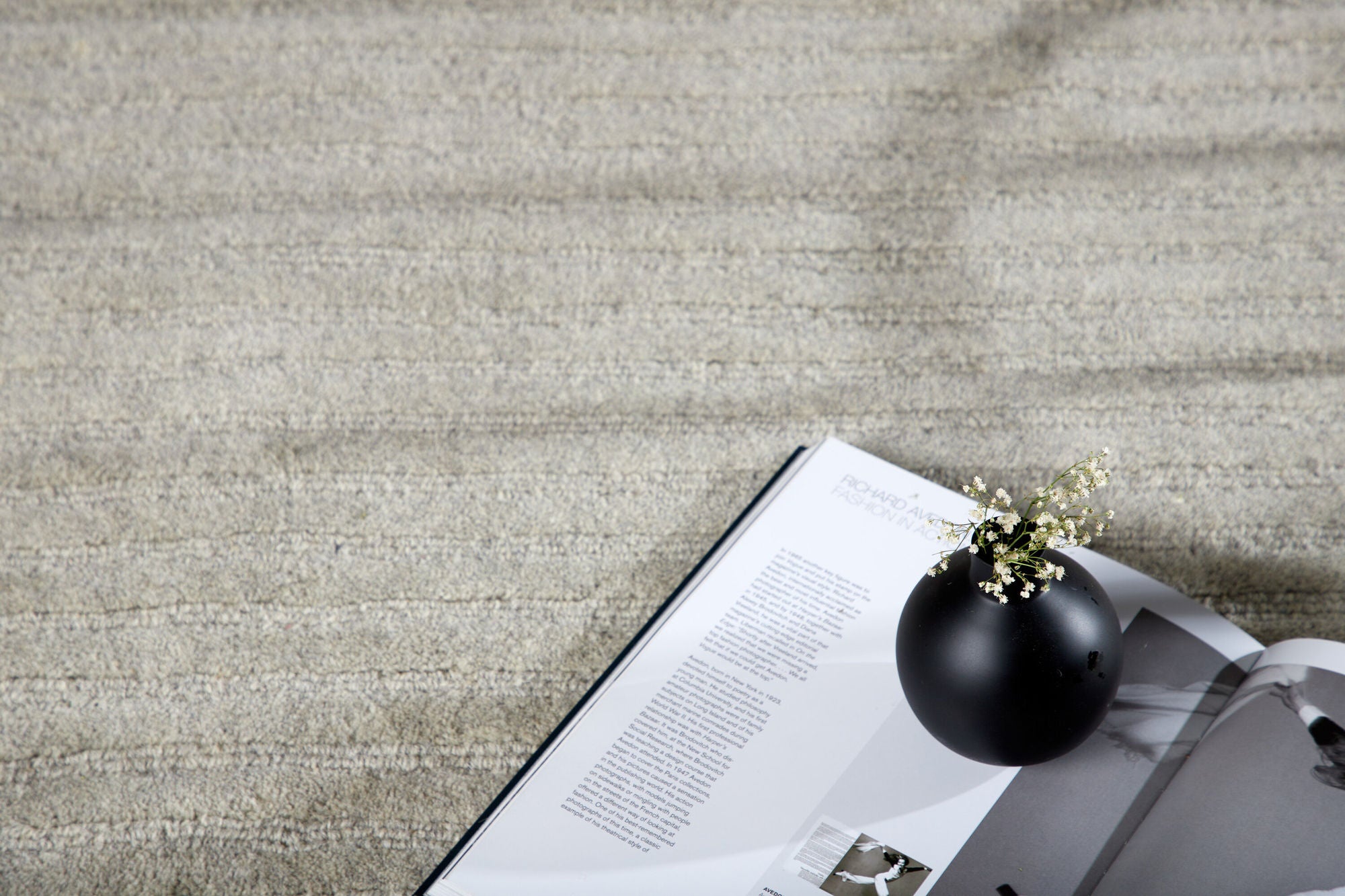 Teppich Milton 230*160cm - Hellgrau-Teppich-Venture Home-le canapé