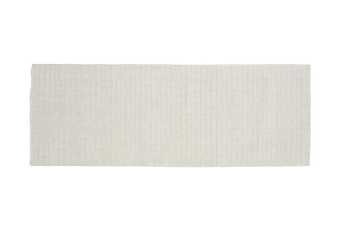 Teppich Milton mit Rippenstruktur - Weiß-Teppiche-Venture Home-le canapé