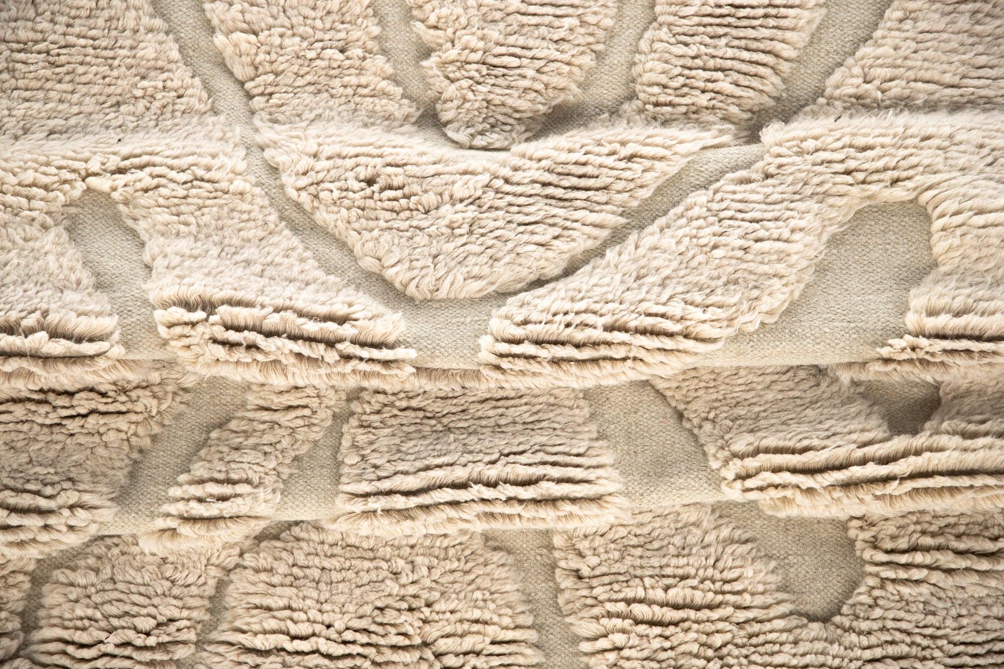 Teppich Trondheim x Josefin Lustig 200x300 - Beige/Weiß-Teppich-Vind-le canapé