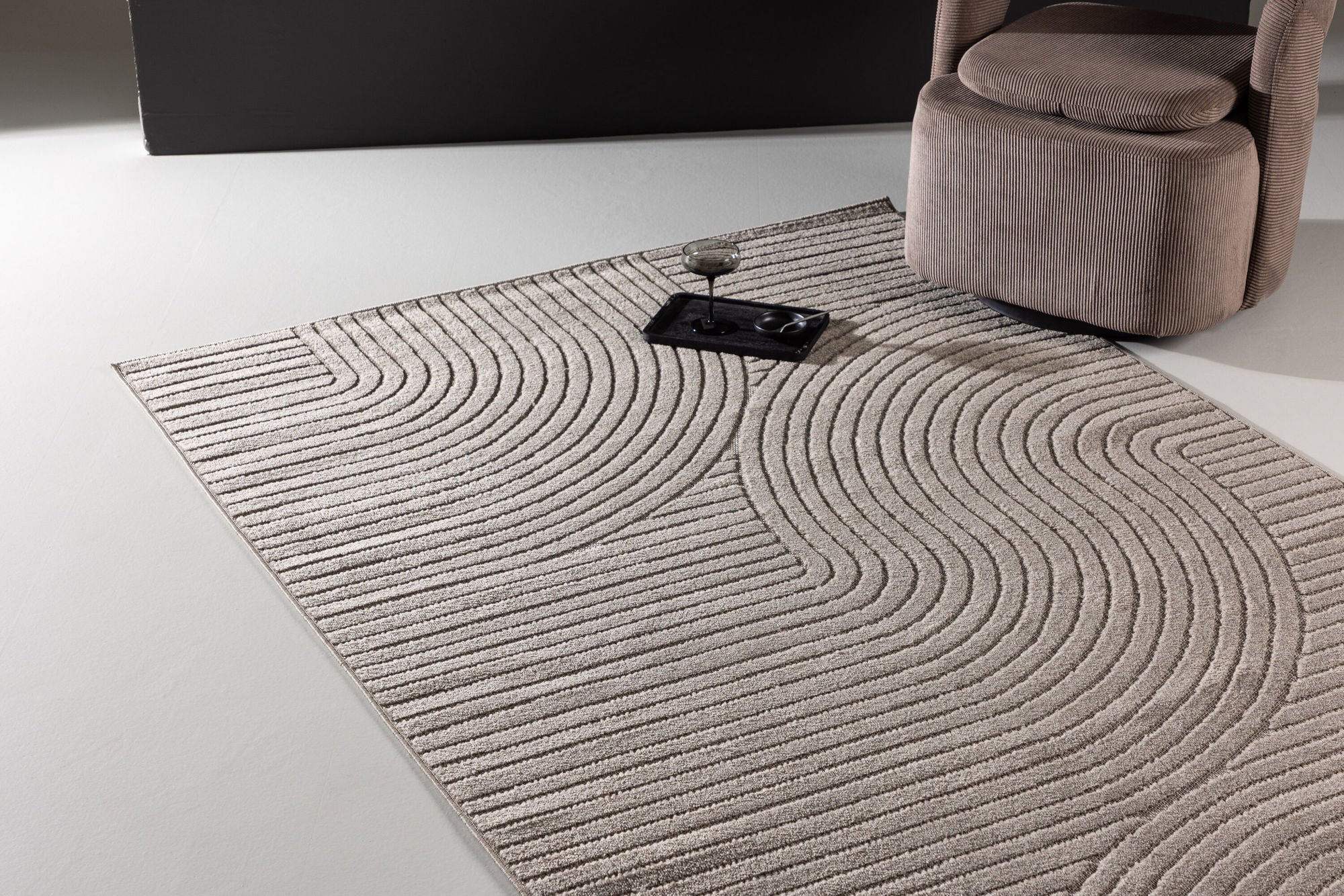 Teppich Vince Rechteckig 230*160cm - Braun-Teppich-Venture Home-le canapé