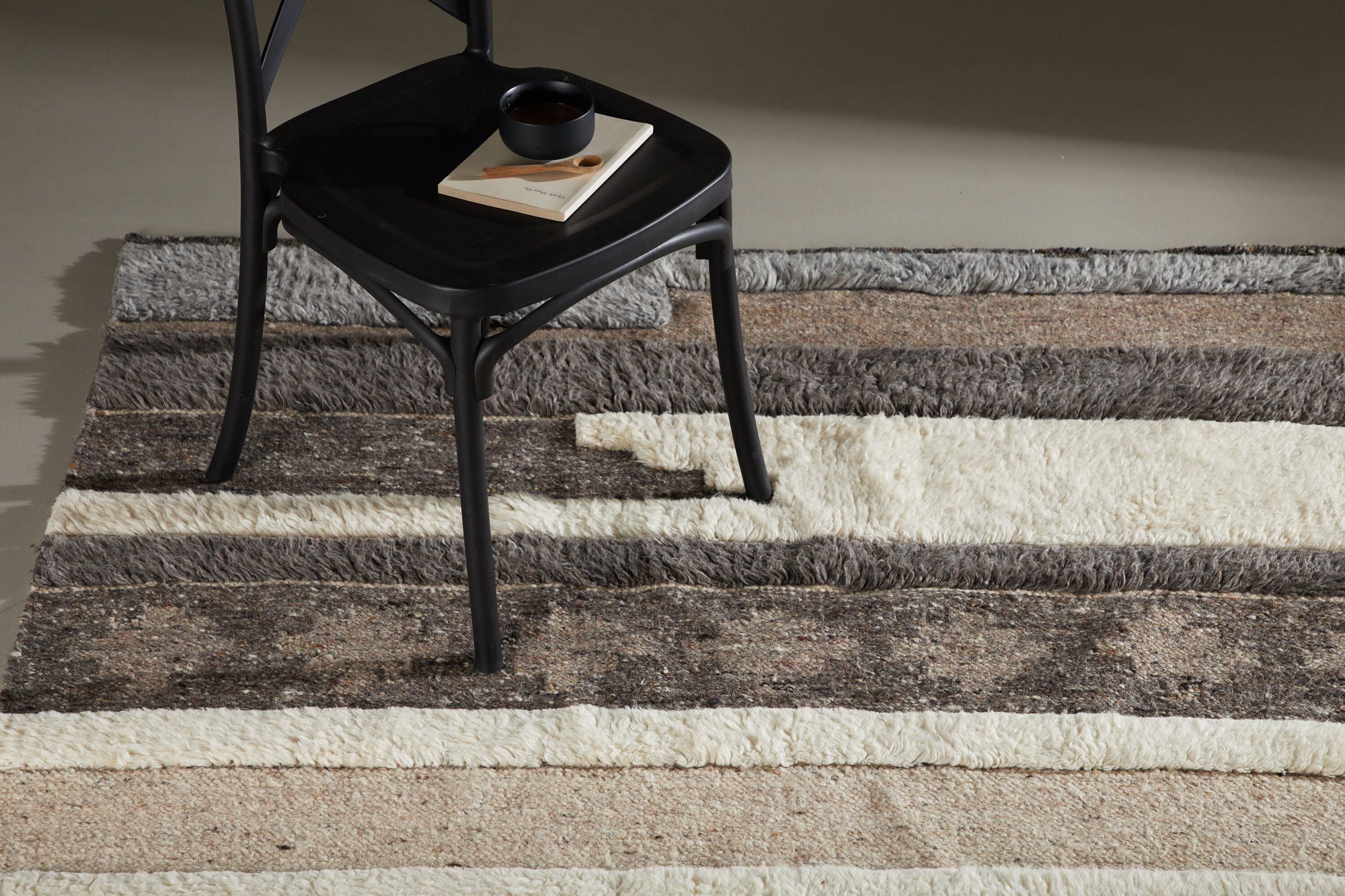 Teppich Vincent Rechteckig 230*160cm - Braun/Beige-Teppich-Venture Home-le canapé
