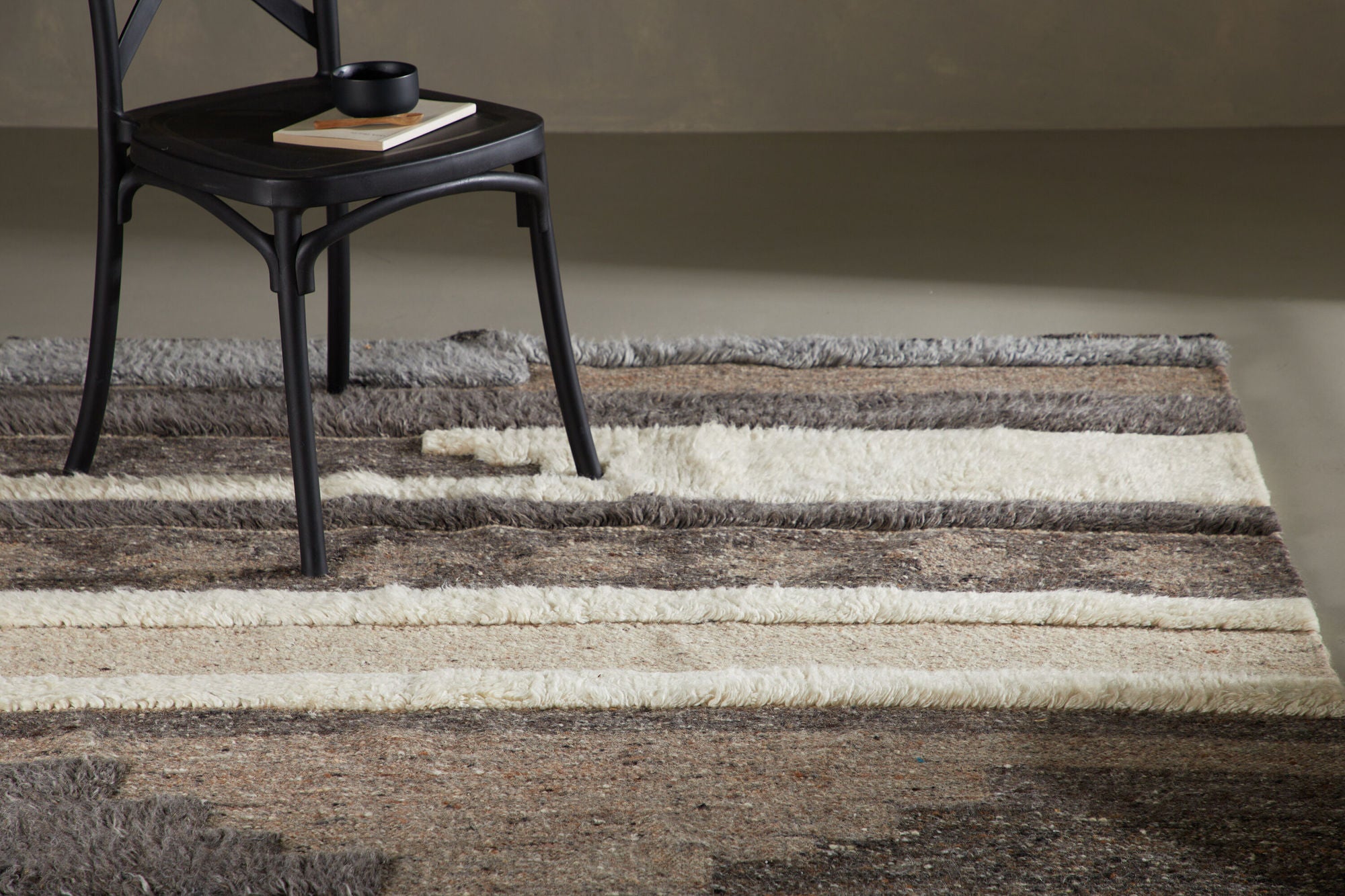 Teppich Vincent Rechteckig 230*160cm - Braun/Beige-Teppich-Venture Home-le canapé