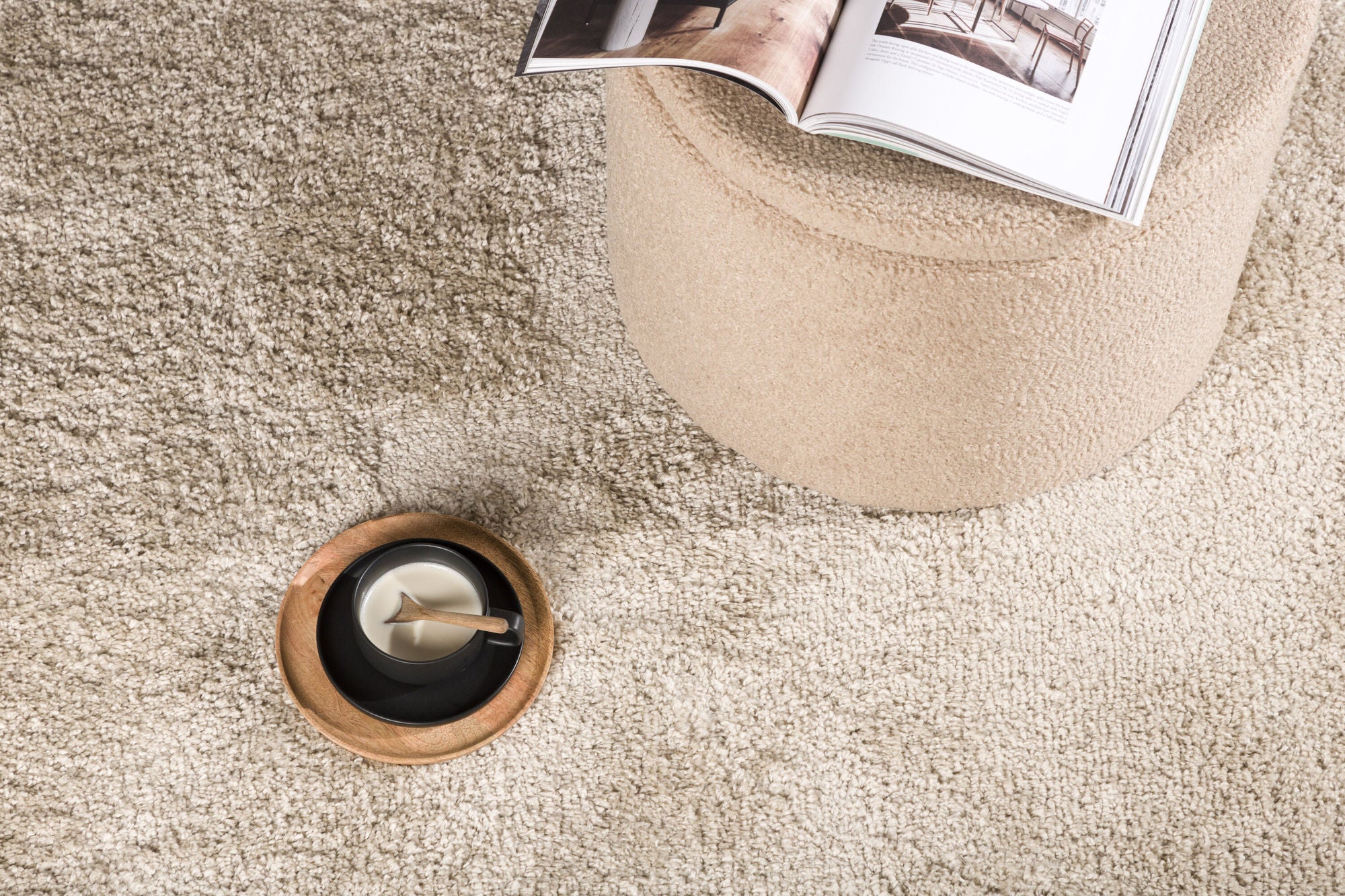 Teppich Walter Pluto 290*200cm - Beige-Teppiche-Venture Home-le canapé