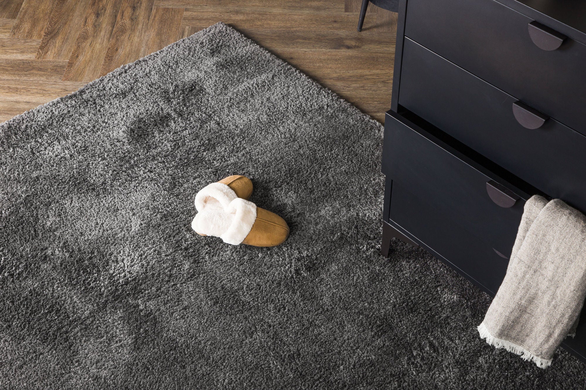 Teppich Walter Pluto 340*240cm - Dunkelgrau-Teppiche-Venture Home-le canapé