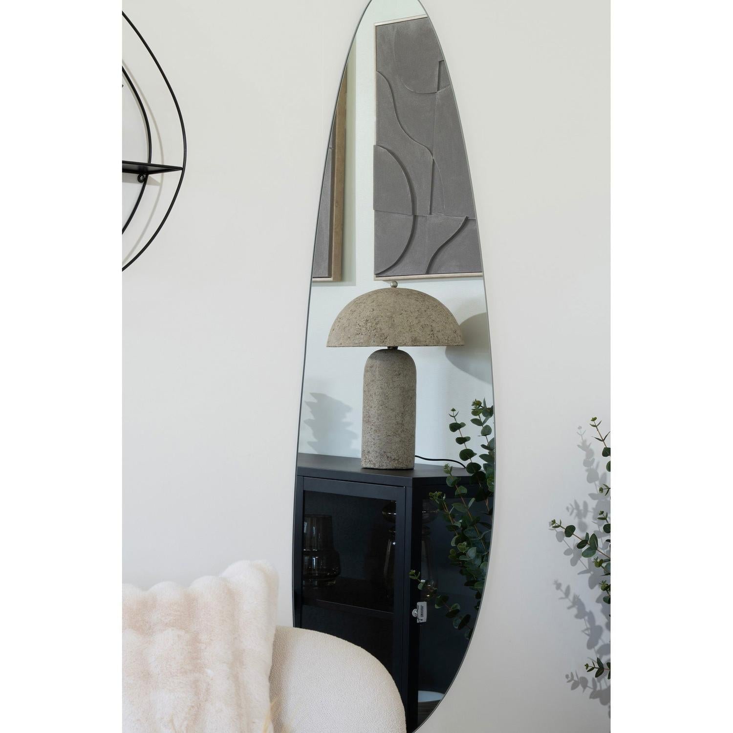 Tischlampe Astley aus Pappmaché - Steingrau-Tischlampen-House Nordic-le canapé