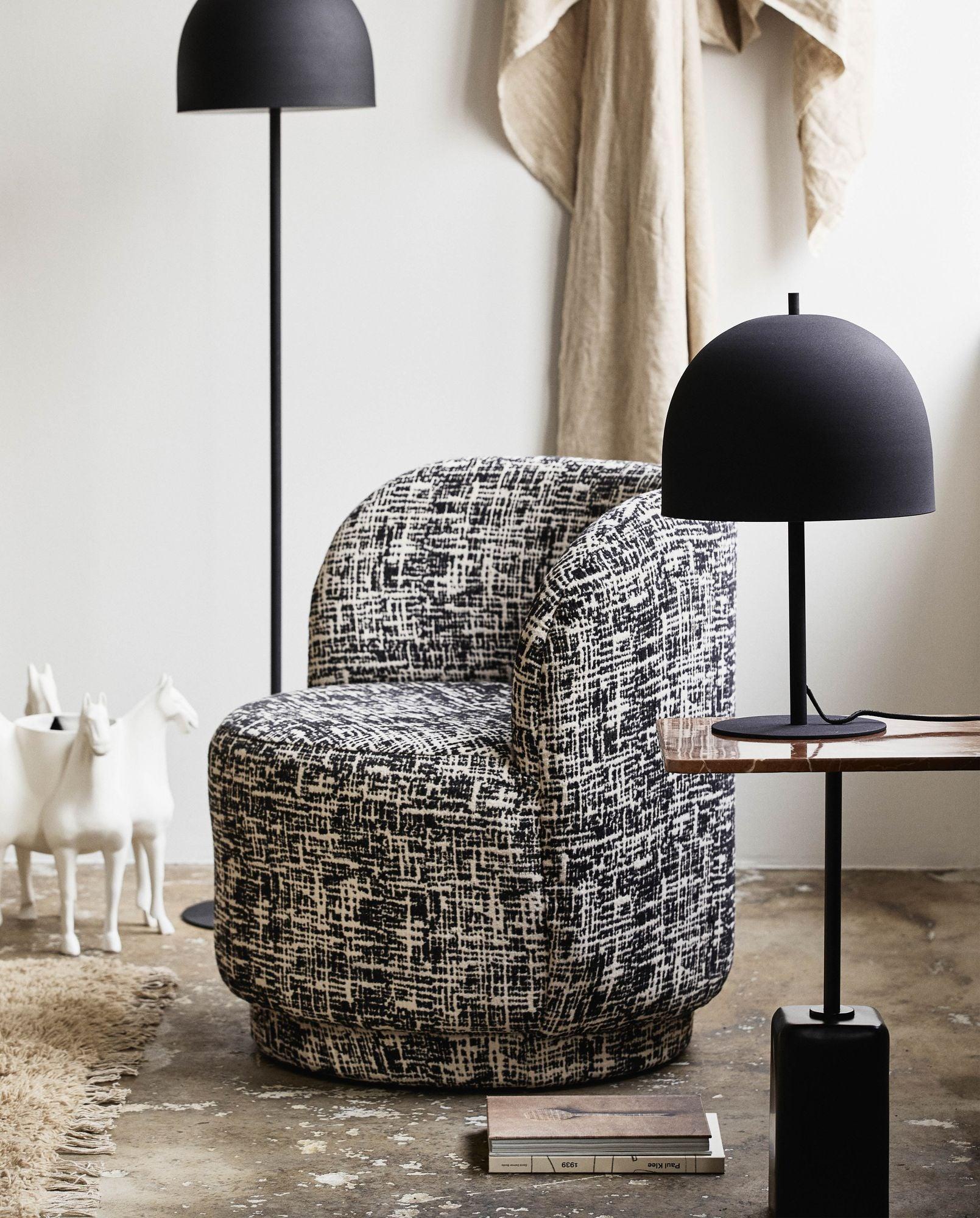 Tischlampe GLOW - Mattschwarz-Tischlampen-Nordal A/S-le canapé