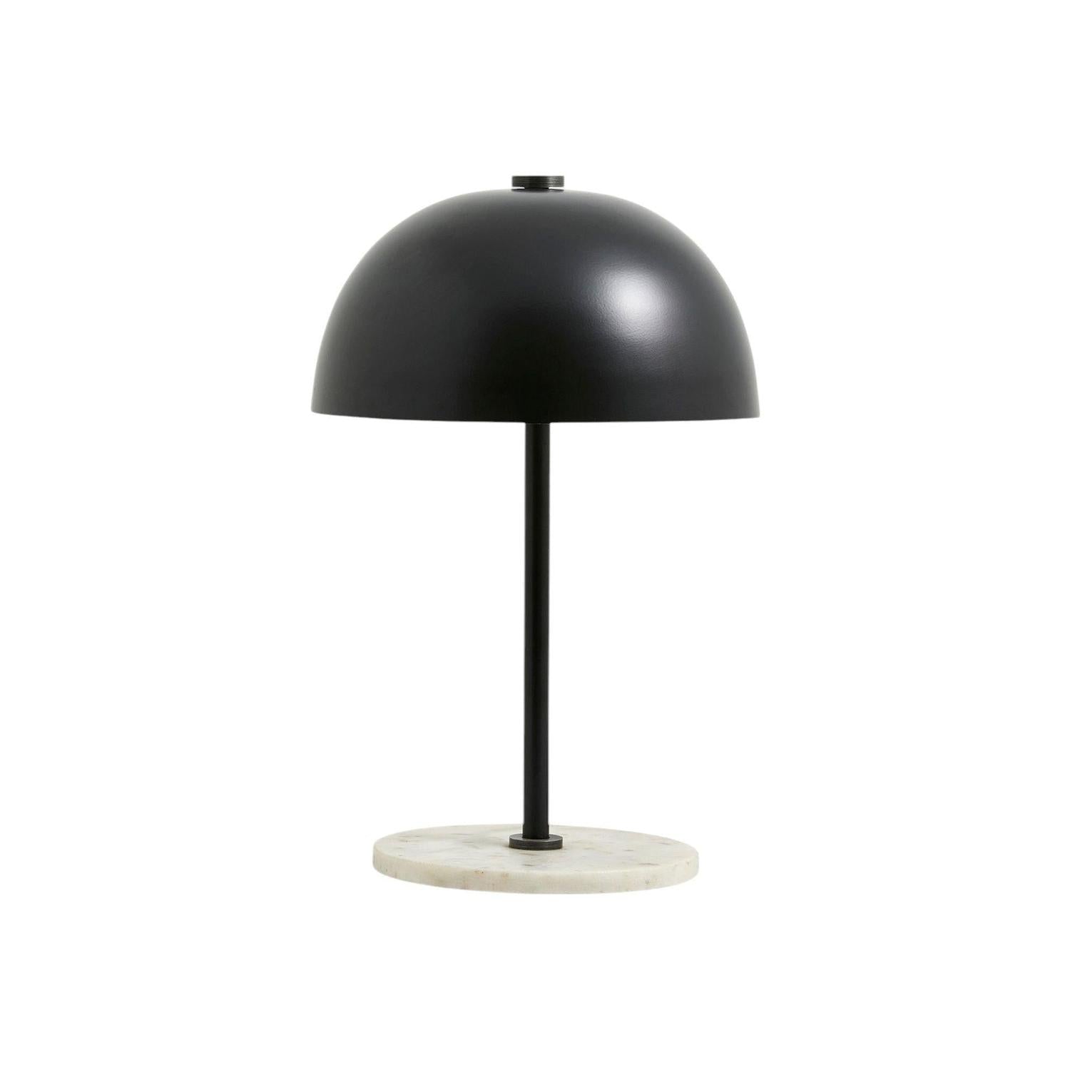 Tischlampe KITA – Schwarz mit Marmorständer-Tischlampen-Nordal A/S-le canapé
