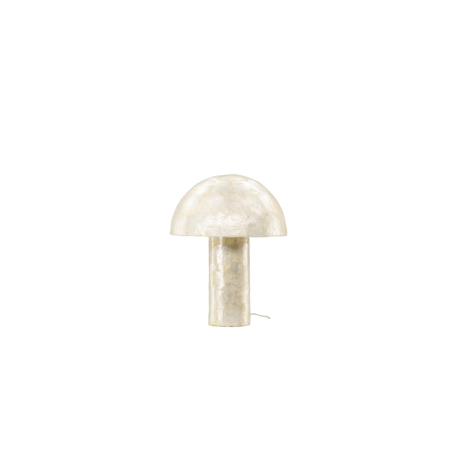 Tischlampe Lindön Ø36cm - Capizmuschel Optik-Tischlampen-Vind-le canapé