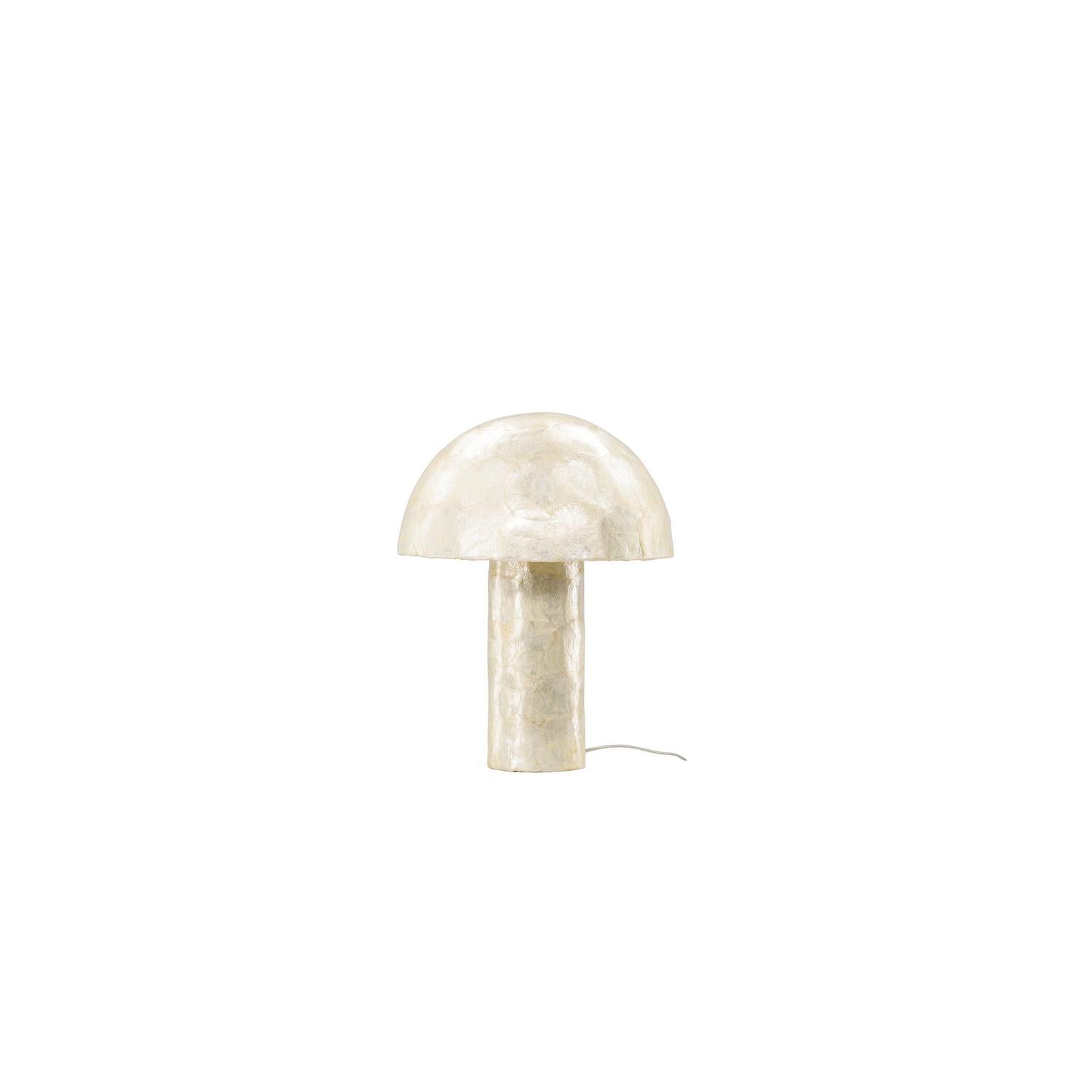 Tischlampe Lindön Ø36cm - Capizmuschel Optik-Tischlampen-Vind-le canapé