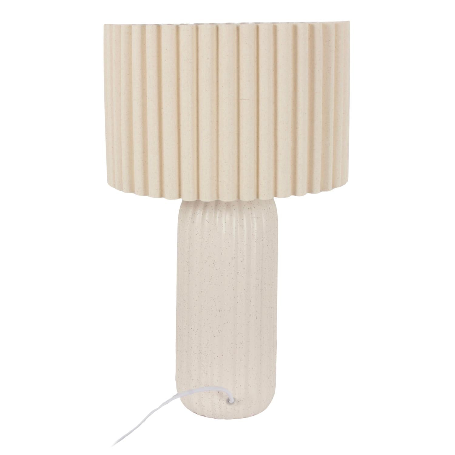 Tischlampe Lume Ridge Gr. L - Beige-Tischlampen-Pole to Pole-le canapé
