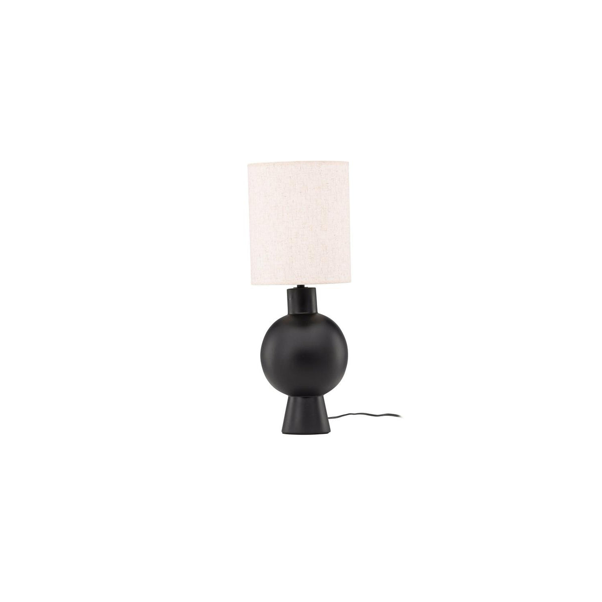 Tischleuchte Mysterna aus Stein - Schwarz-Tischlampen-Venture Home-le canapé
