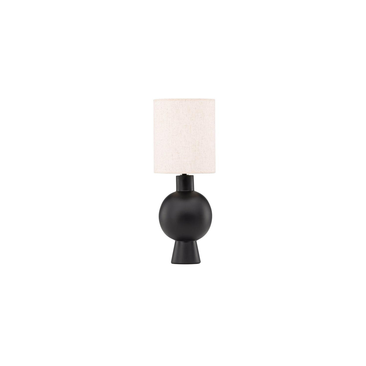Tischleuchte Mysterna aus Stein - Schwarz-Tischlampen-Venture Home-le canapé