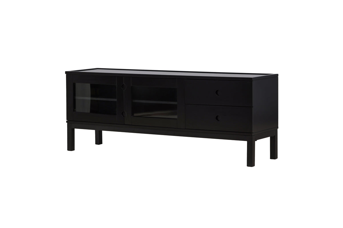 TV-Lowboard Alcoa 150cm - Schwarz-TV-lowboards-Venture Home-le canapé