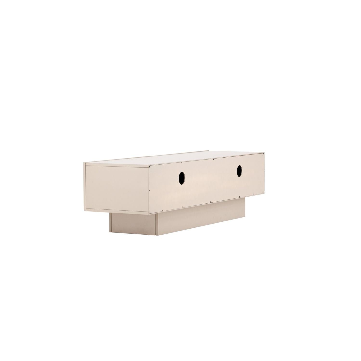 TV-Lowboard Cuenca 160cm - Beige-TV-lowboards-Venture Home-le canapé