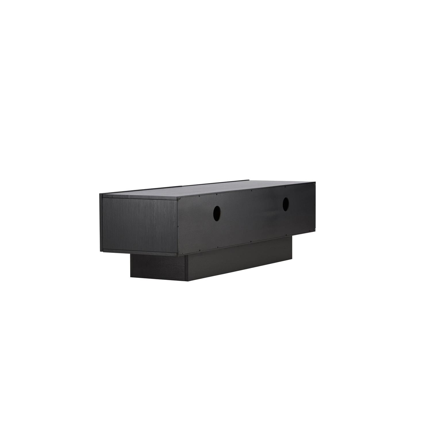 TV-Lowboard Cuenca 160cm - Schwarz-TV-lowboards-Venture Home-le canapé