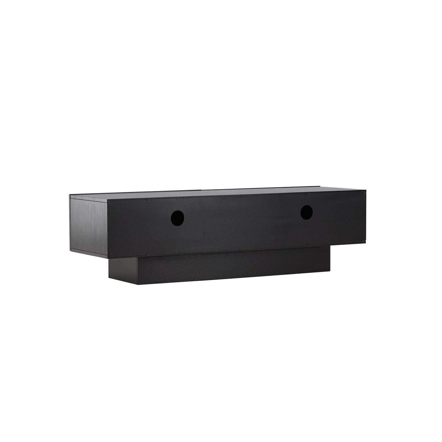 TV-Lowboard Cuenca 160cm - Schwarz-TV-lowboards-Venture Home-le canapé