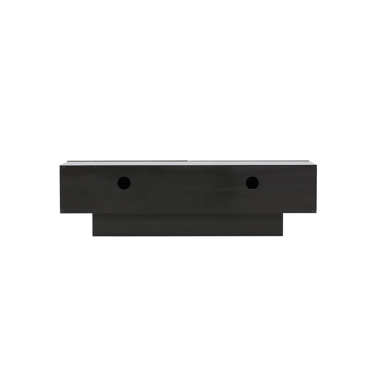 TV-Lowboard Cuenca 160cm - Schwarz-TV-lowboards-Venture Home-le canapé