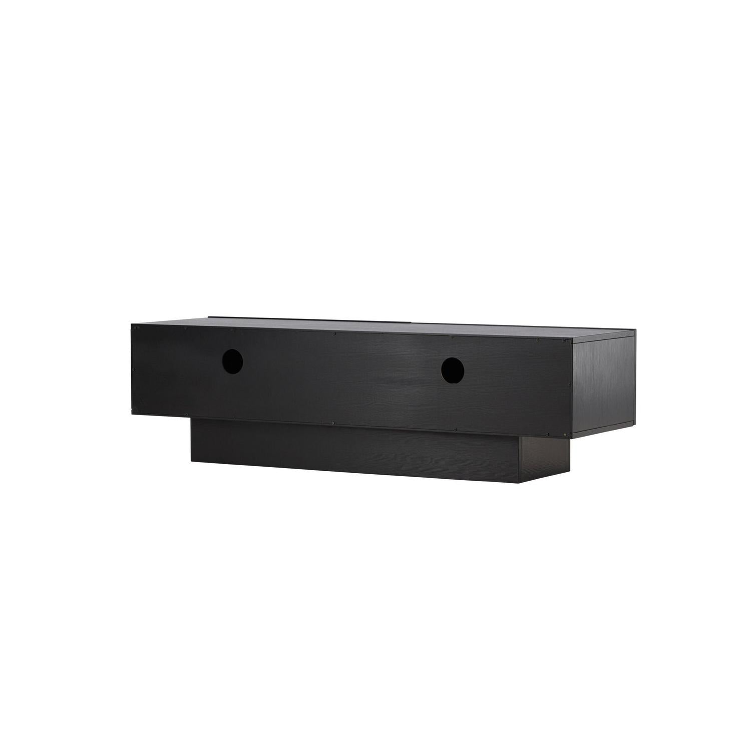 TV-Lowboard Cuenca 160cm - Schwarz-TV-lowboards-Venture Home-le canapé