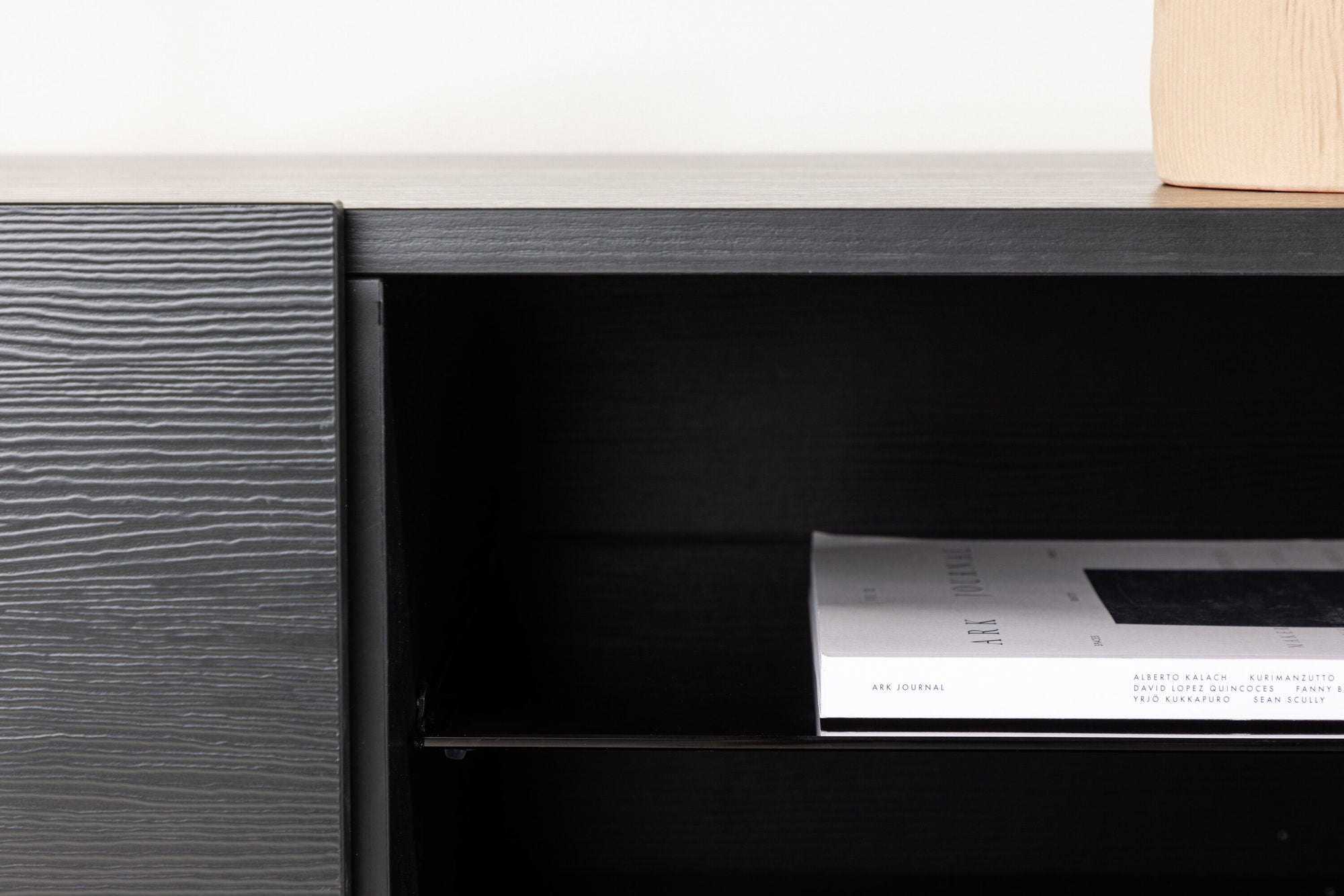 TV-Lowboard Cuenca 160cm - Schwarz-TV-lowboards-Venture Home-le canapé