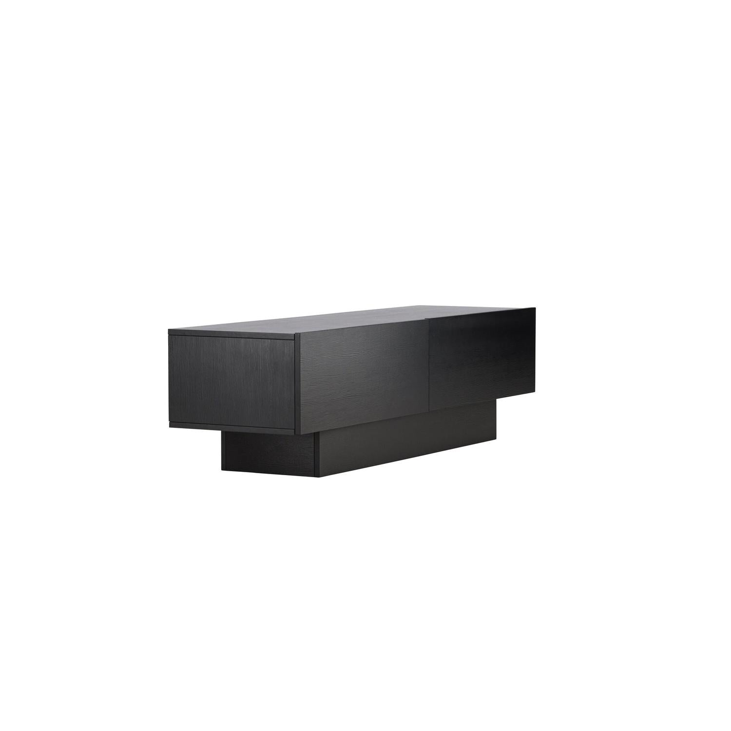 TV-Lowboard Cuenca 160cm - Schwarz-TV-lowboards-Venture Home-le canapé
