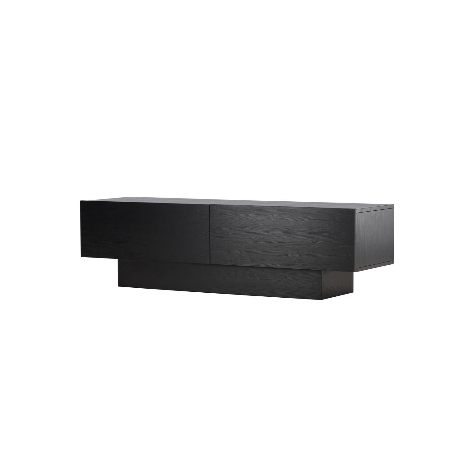 TV-Lowboard Cuenca 160cm - Schwarz-TV-lowboards-Venture Home-le canapé