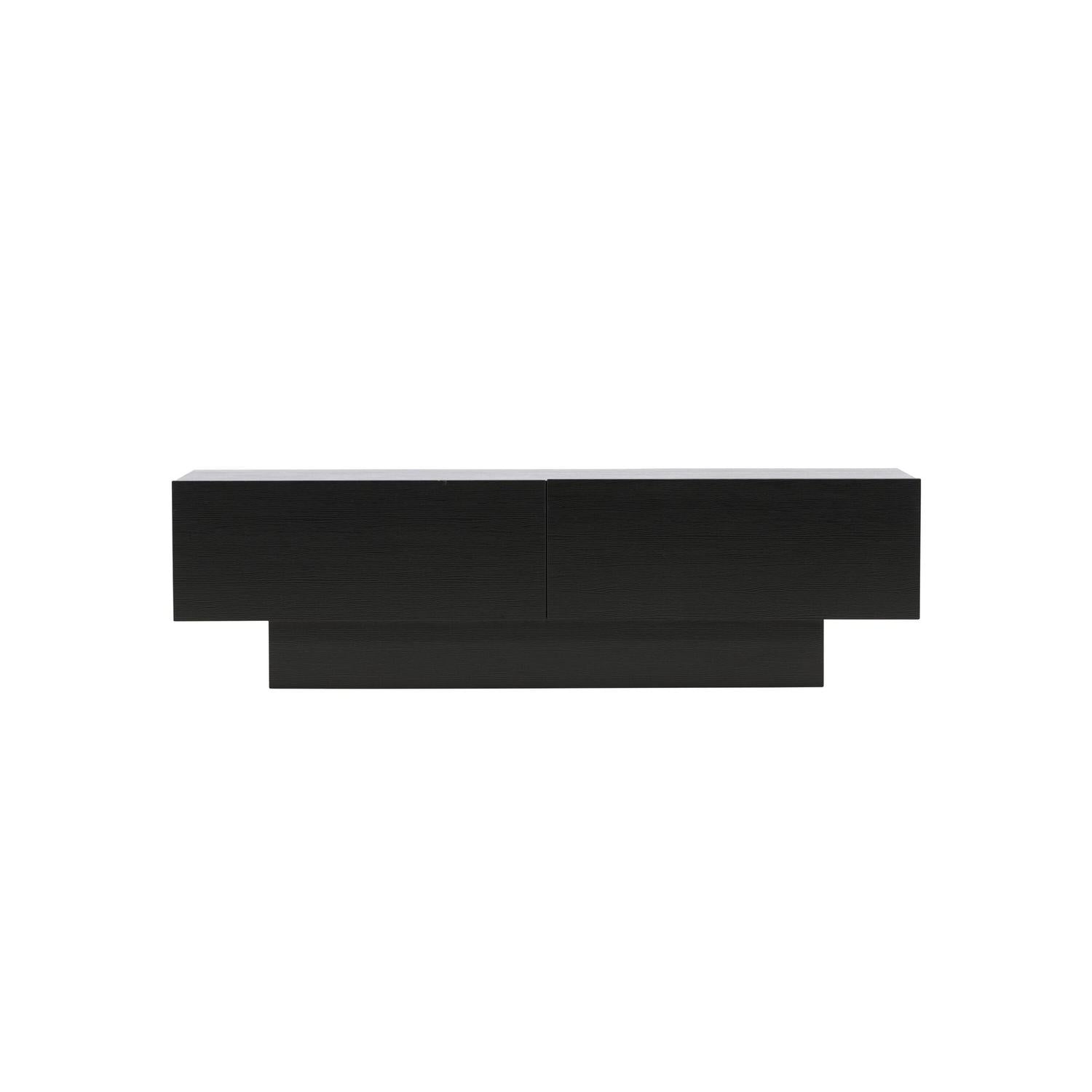 TV-Lowboard Cuenca 160cm - Schwarz-TV-lowboards-Venture Home-le canapé