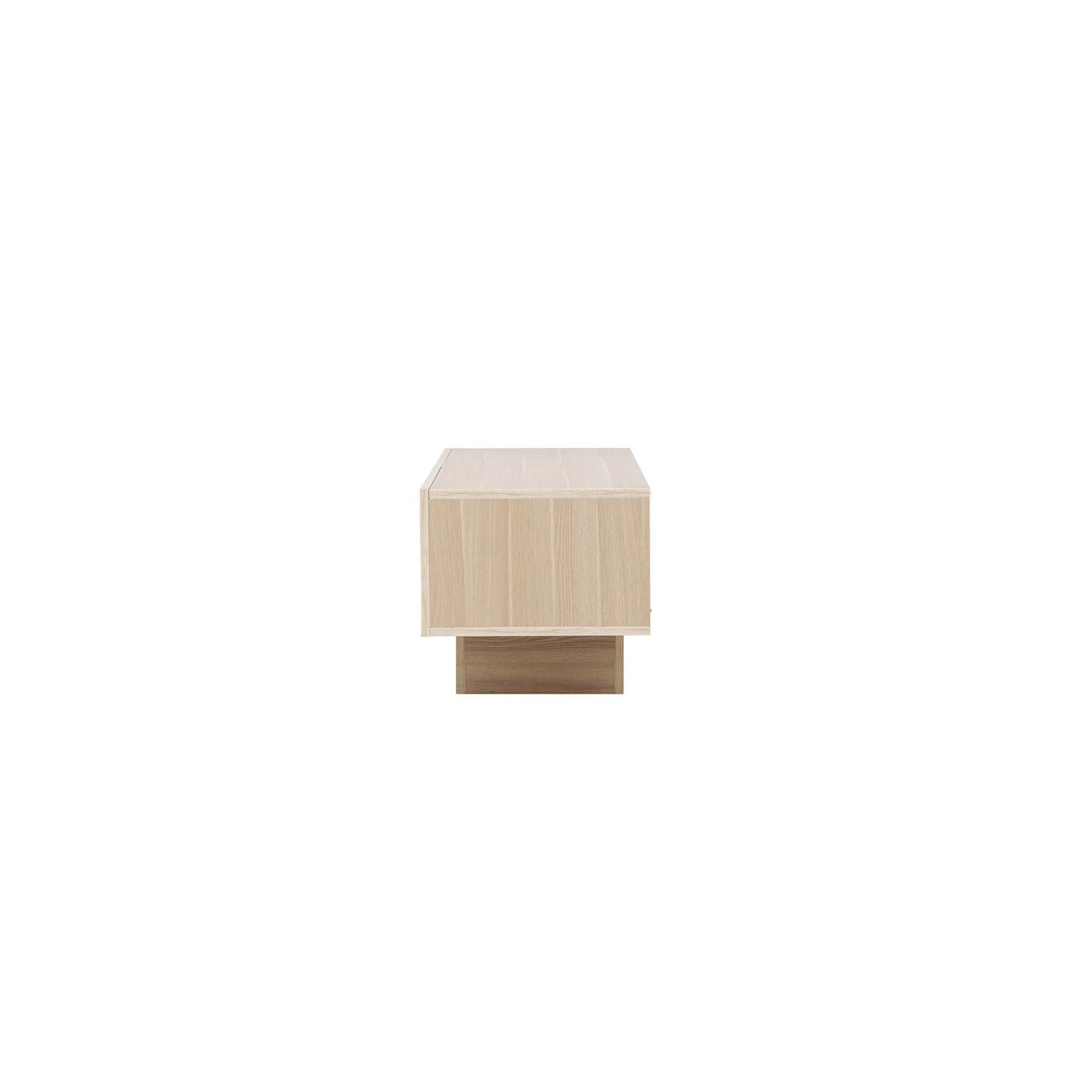 TV-Lowboard Cuenca 160cm - Whitewash / Beige-TV-lowboards-Venture Home-le canapé