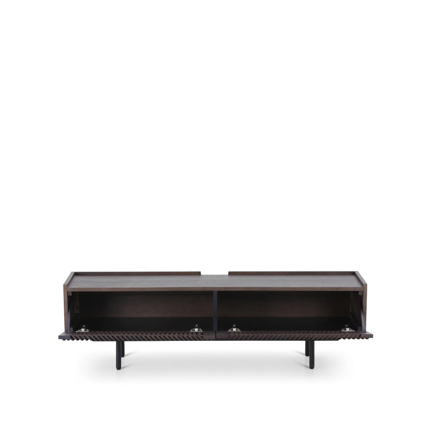 TV-Lowboard Louvre 145cm - Dunkelbraun-TV-lowboards-Njordec-le canapé