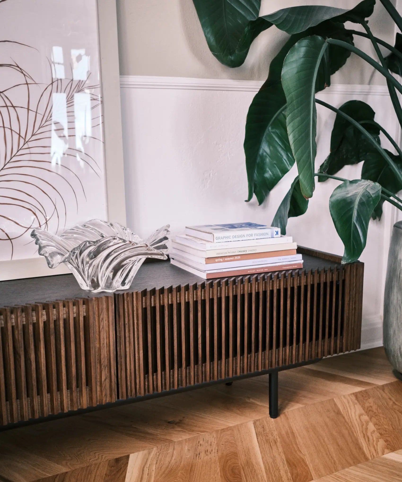 TV-Lowboard Louvre 145cm - Dunkelbraun-TV-lowboards-Njordec-le canapé