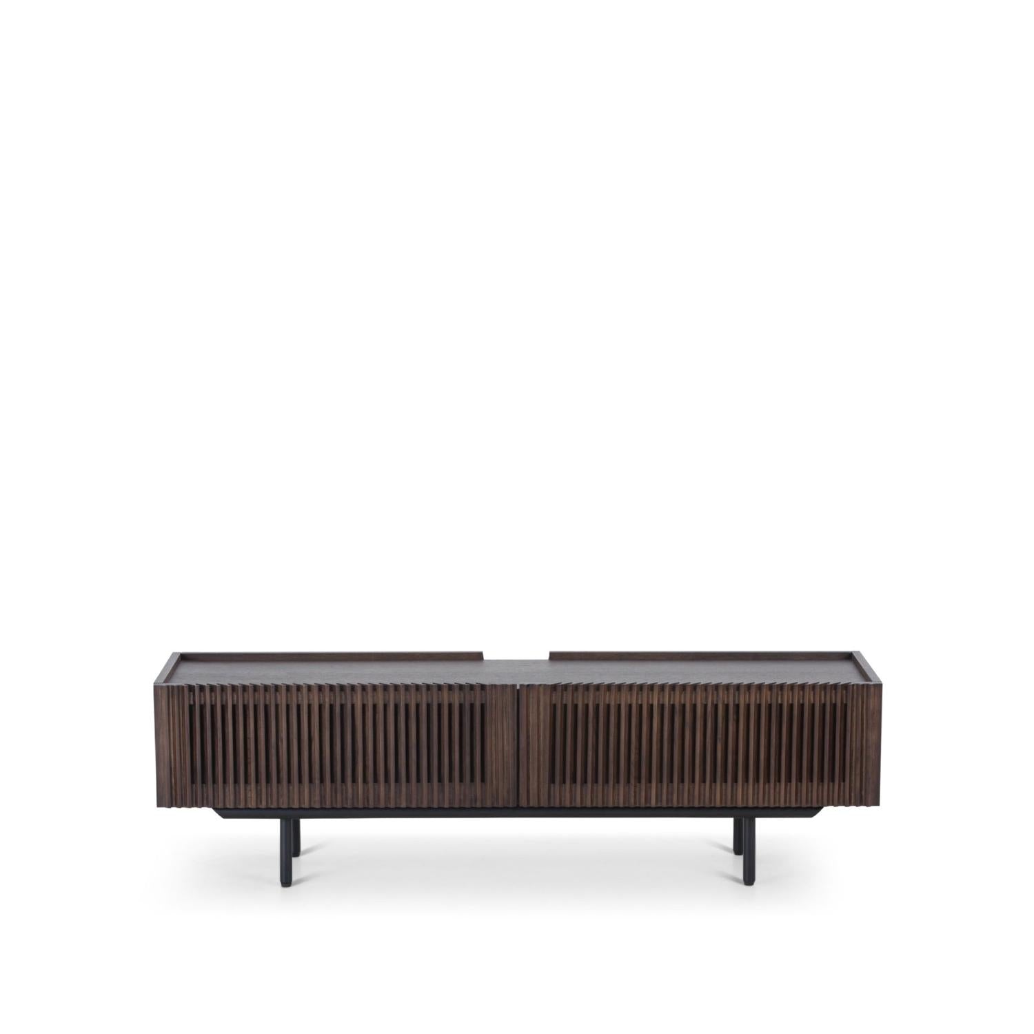 TV-Lowboard Louvre 145cm - Dunkelbraun-TV-lowboards-Njordec-le canapé