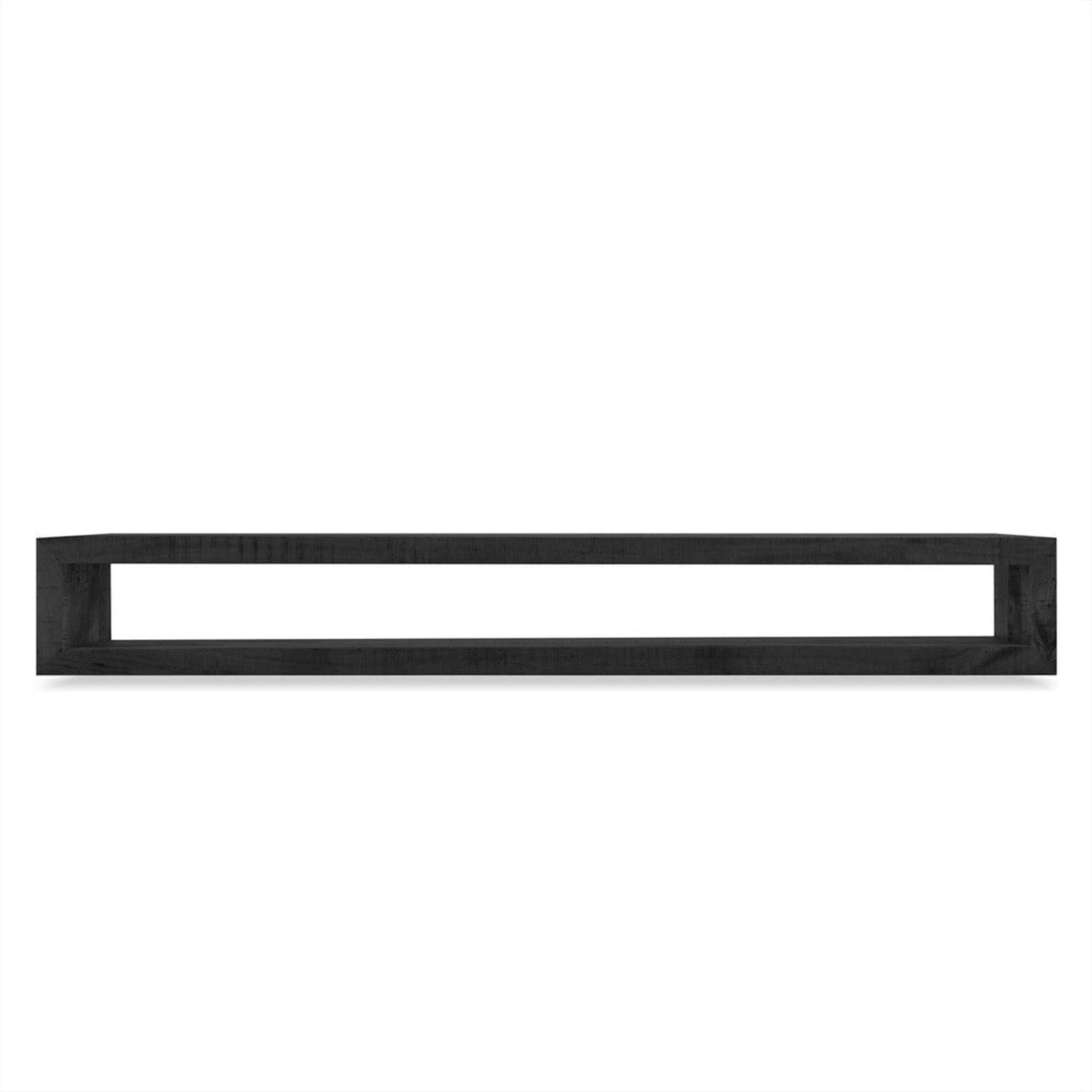 TV-Lowboard Max aus Mangoholz Hängend 220cm - Schwarz-TV-lowboards-Benoa-le canapé