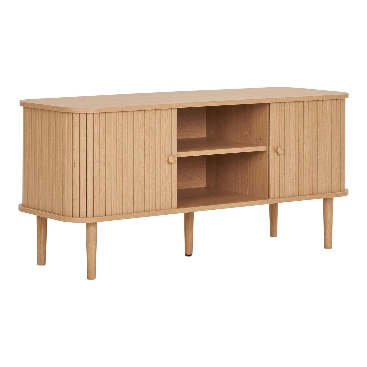 TV-Lowboard Nikko 113cm - Hellbraun-TV-lowboards-House Nordic-le canapé