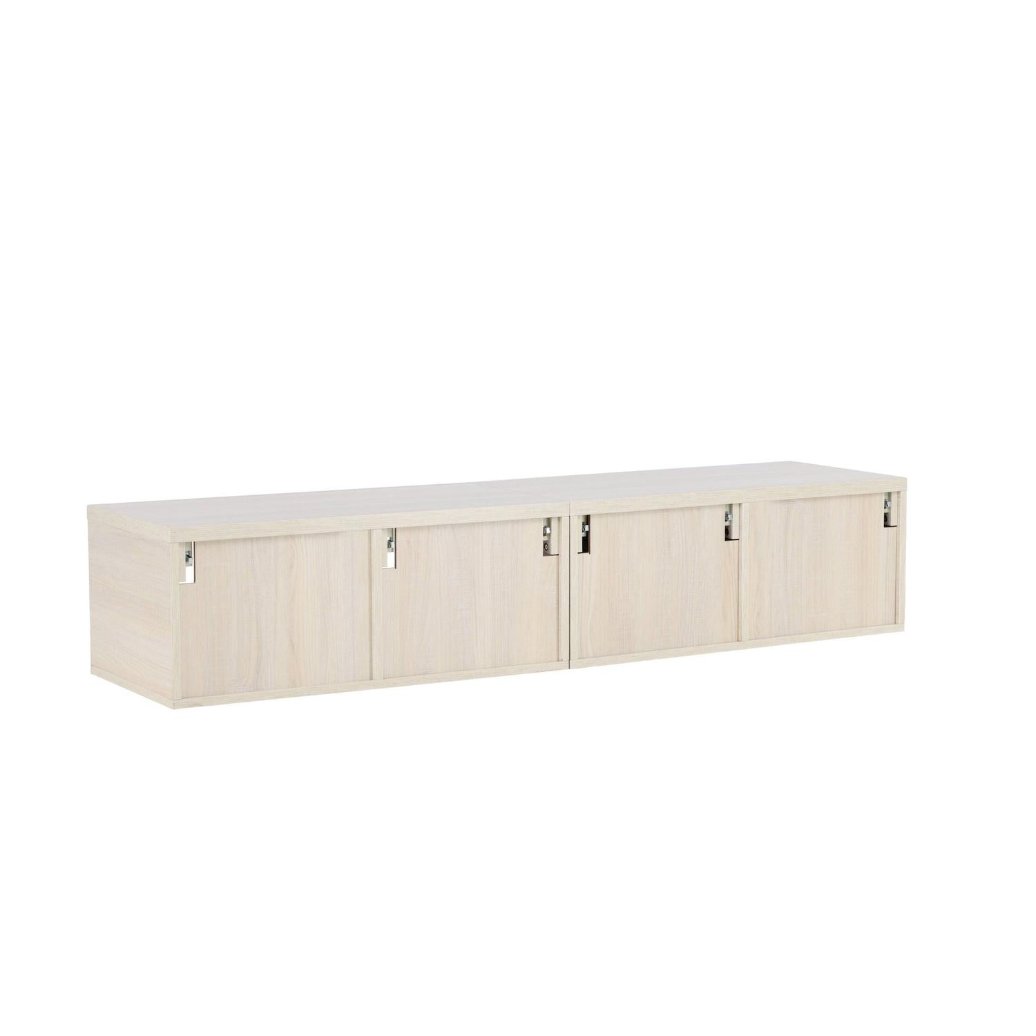 TV-Lowboard Nomi 180cm - Cremeweiß-TV-lowboards-Venture Home-le canapé