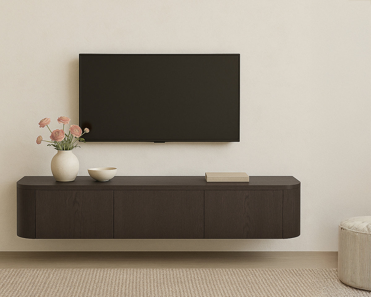 TV-Lowboard Novero 180cm - Braun-TV-lowboards-Livingfurn-le canapé