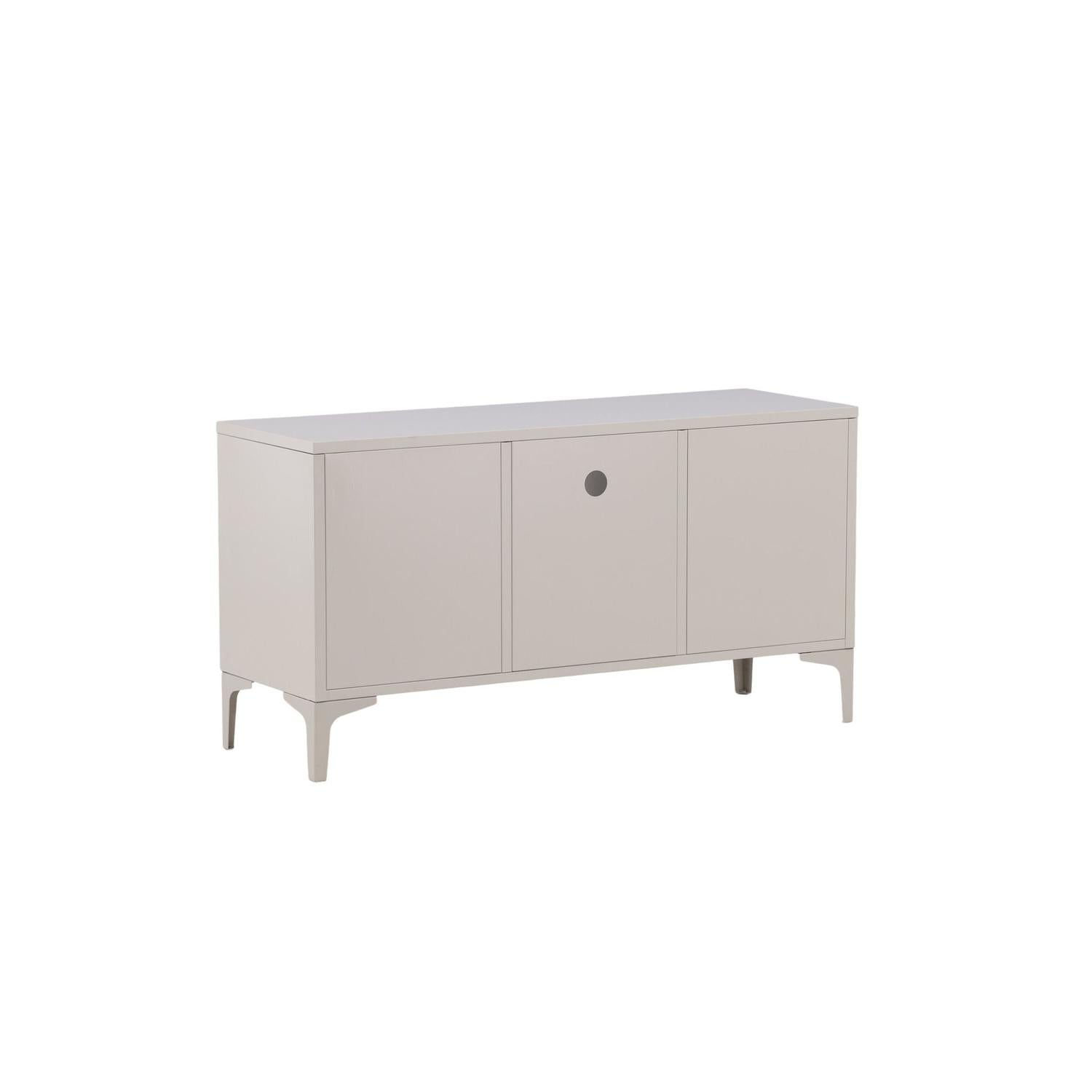 TV-Lowboard Piring 120cm aus Metall - Beige-TV-lowboards-Venture Home-le canapé