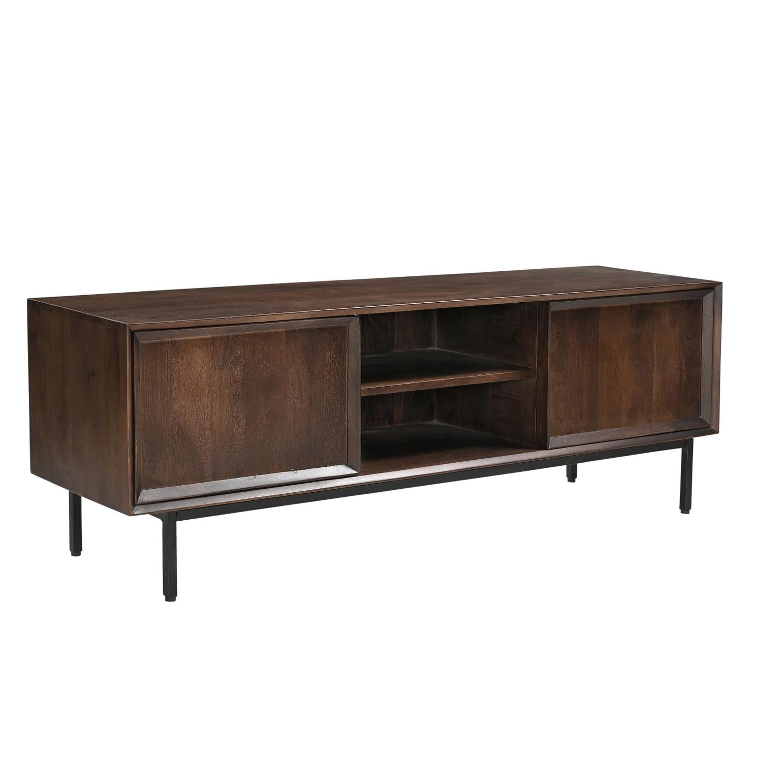 TV-Lowboard Ravenstein 150*40cm - Braun-TV-lowboards-Livingfurn-le canapé