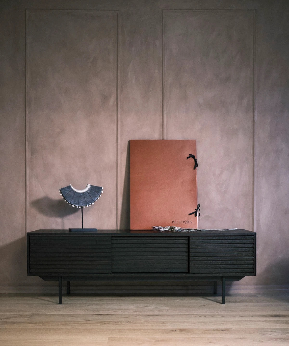 TV-Lowboard Sense 160cm - Dunkelbraun-TV-lowboards-Njordec-le canapé