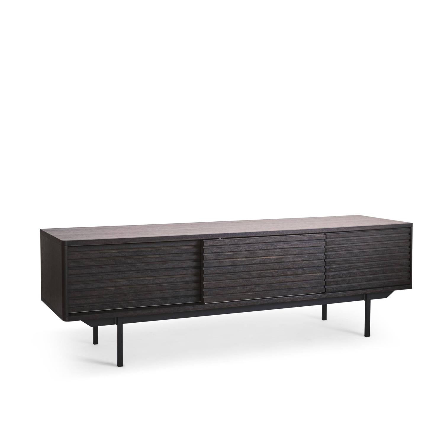 TV-Lowboard Sense 160cm - Dunkelbraun-TV-lowboards-Njordec-le canapé