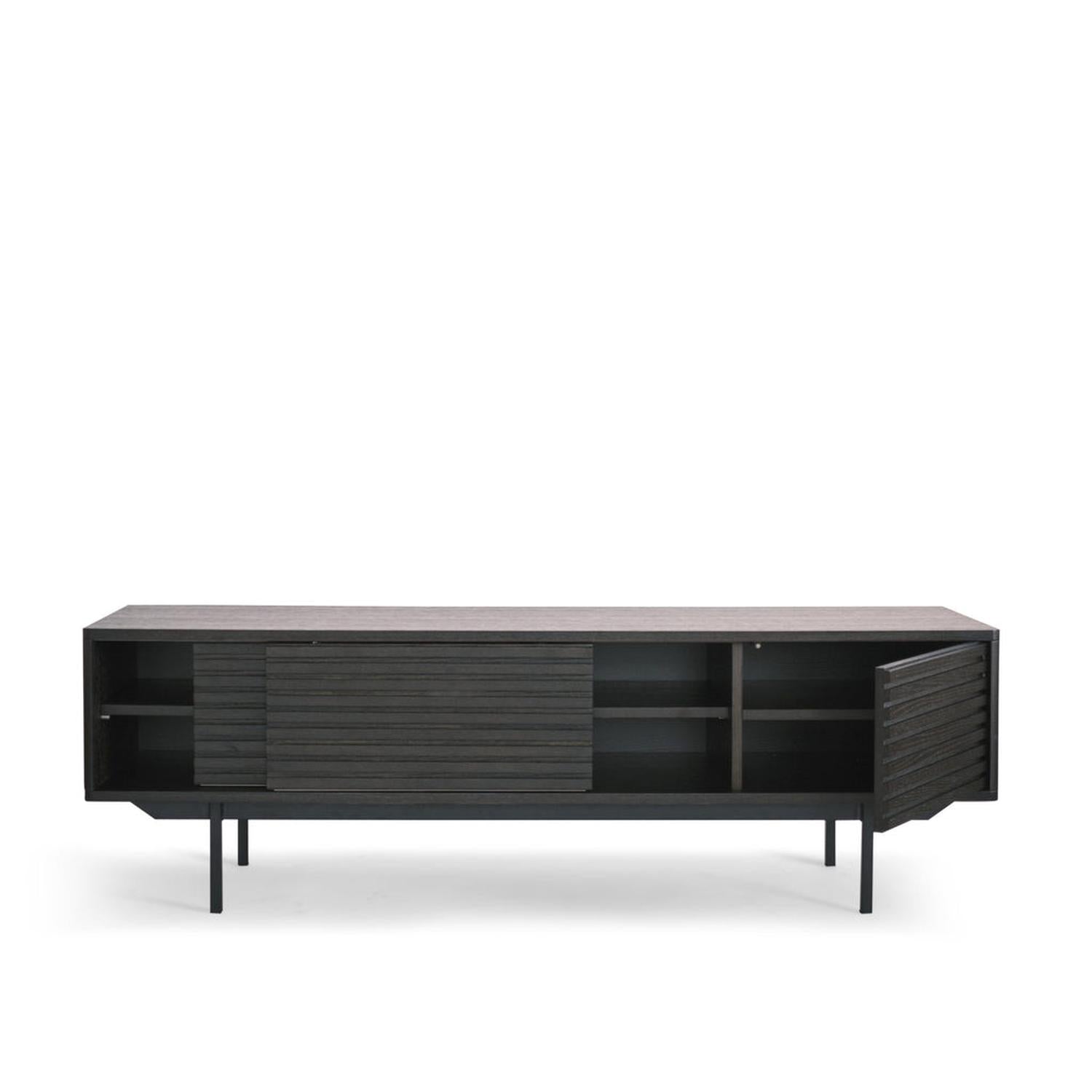 TV-Lowboard Sense 160cm - Dunkelbraun-TV-lowboards-Njordec-le canapé