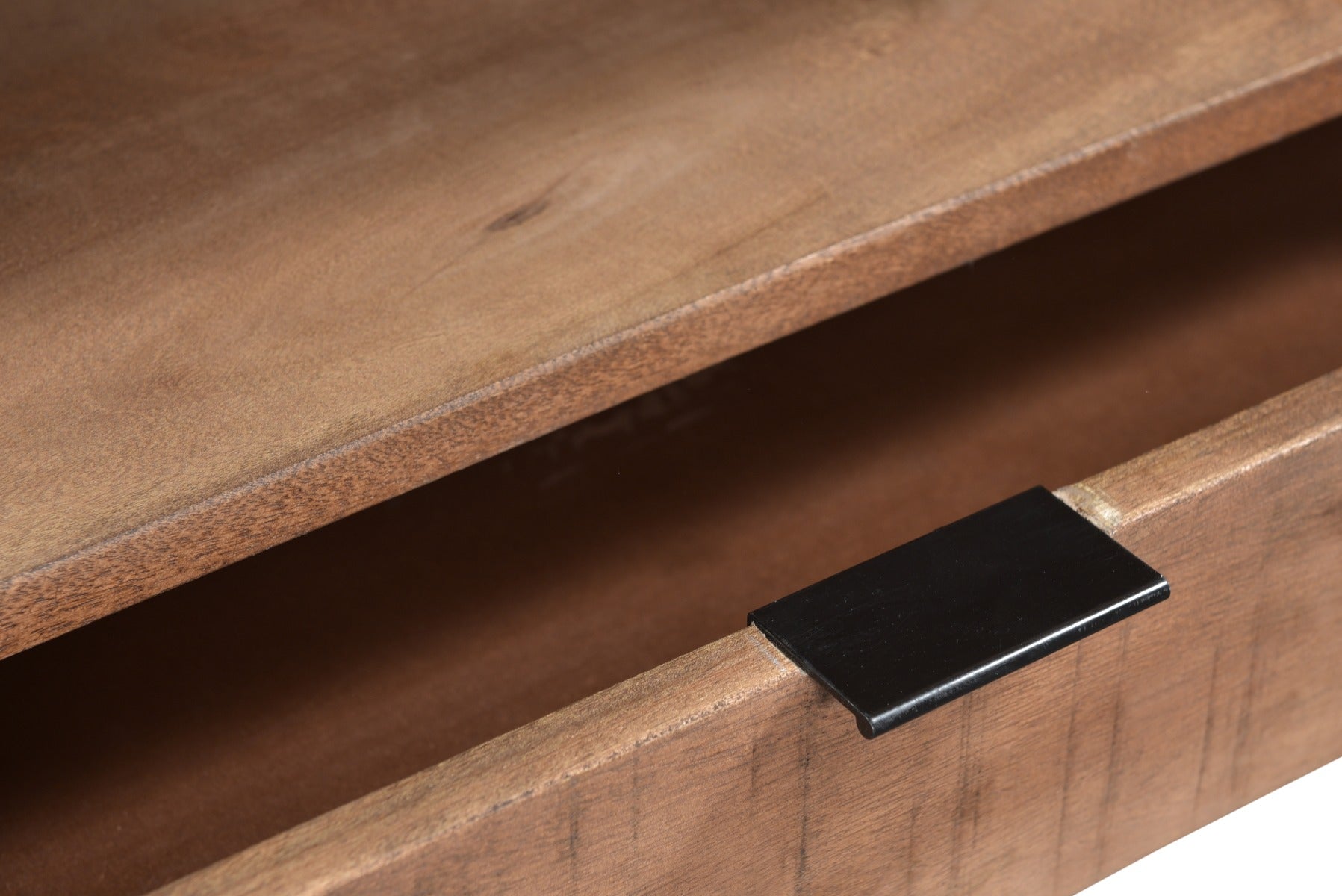TV-Lowboard Valdez aus Mangoholz 150cm - Braun-TV-lowboards-Livingfurn-le canapé