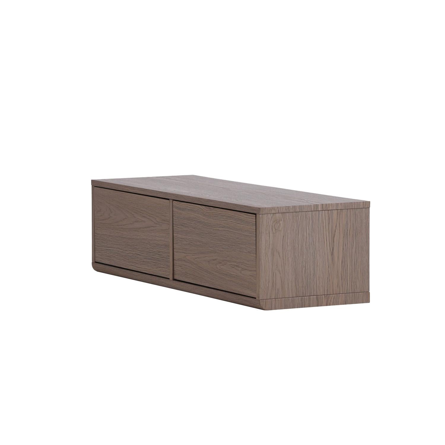 Venture Home Dragh TV Stand 100x35x28 cm - MDF Frame / Mocca 3D Paper-Venture Home-le canapé
