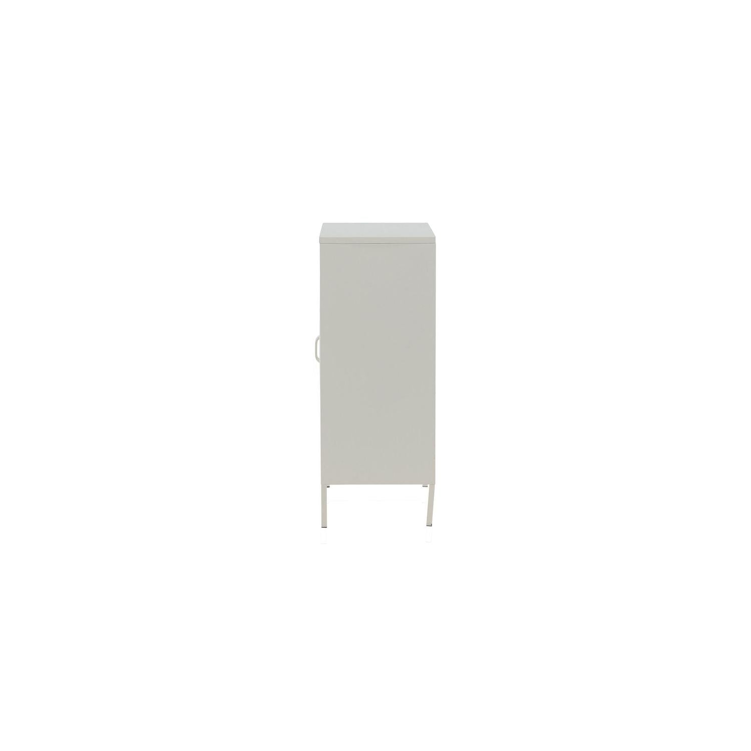 Kommode Misha 80cm aus Metall - Weiß-Kommoden-Venture Home-le canapé
