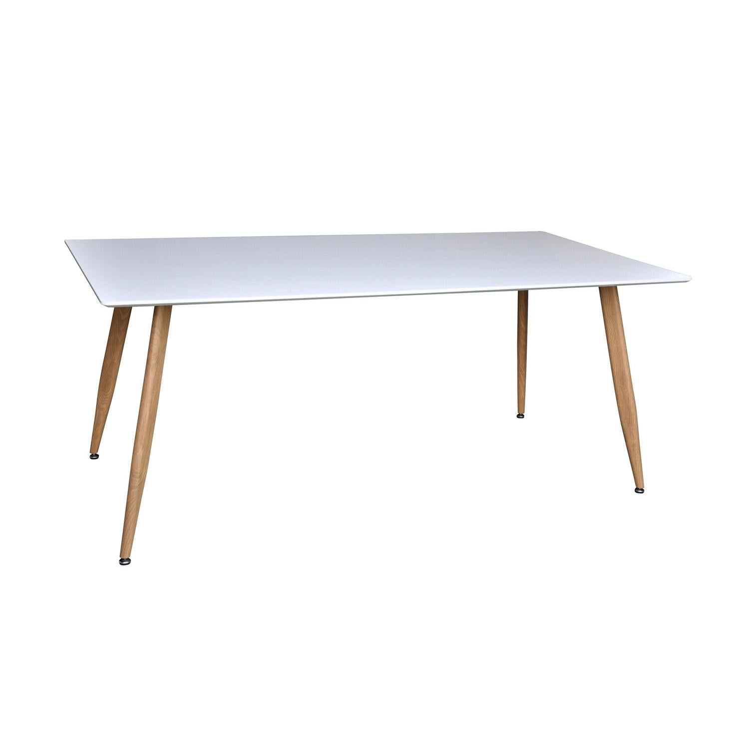 Venture Home Polar Matbord - Ek-Look / Vit- 180*90*H75-Venture Home-le canapé