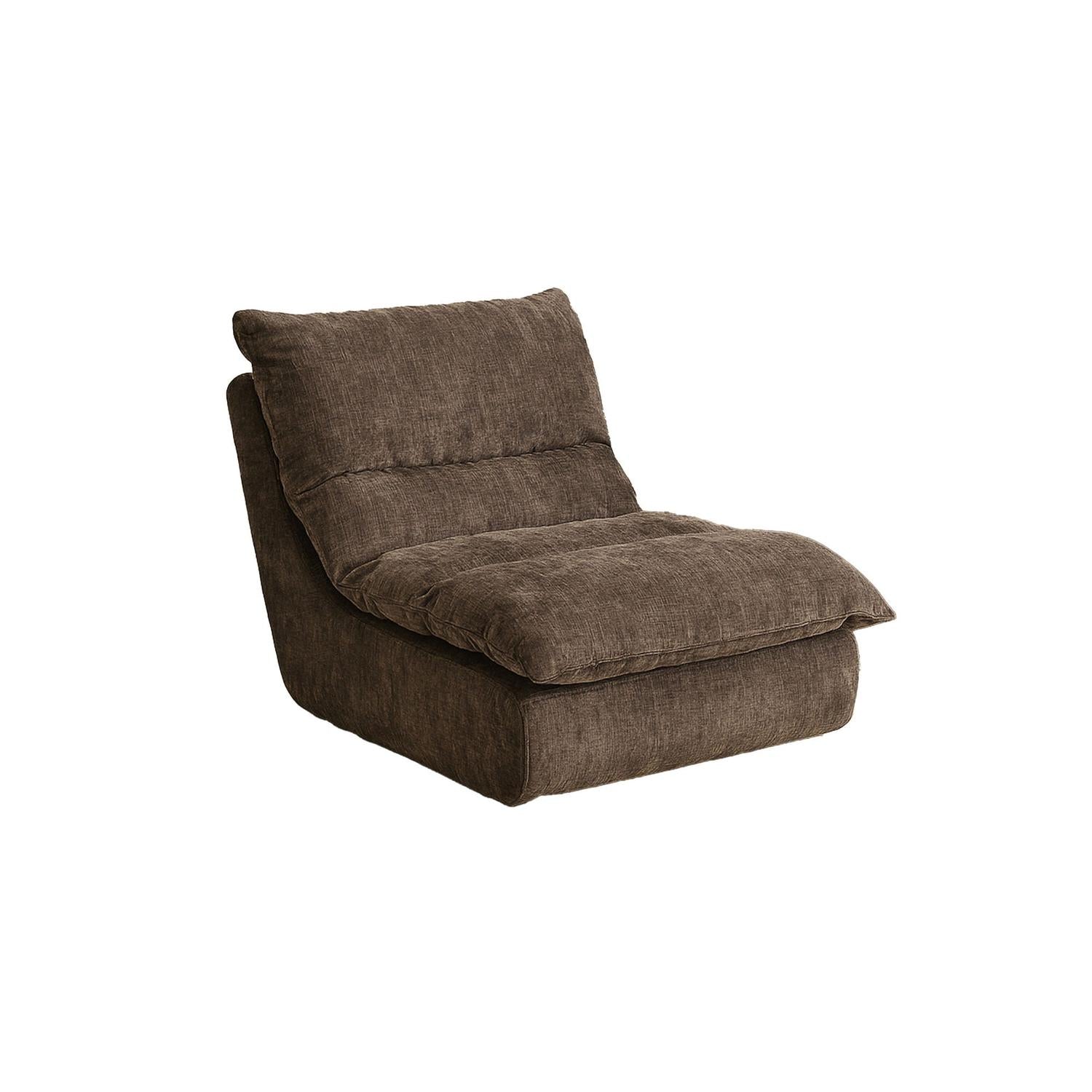 Venture Home Selar Lounge Chair / Brown Velvet-Venture Home-le canapé