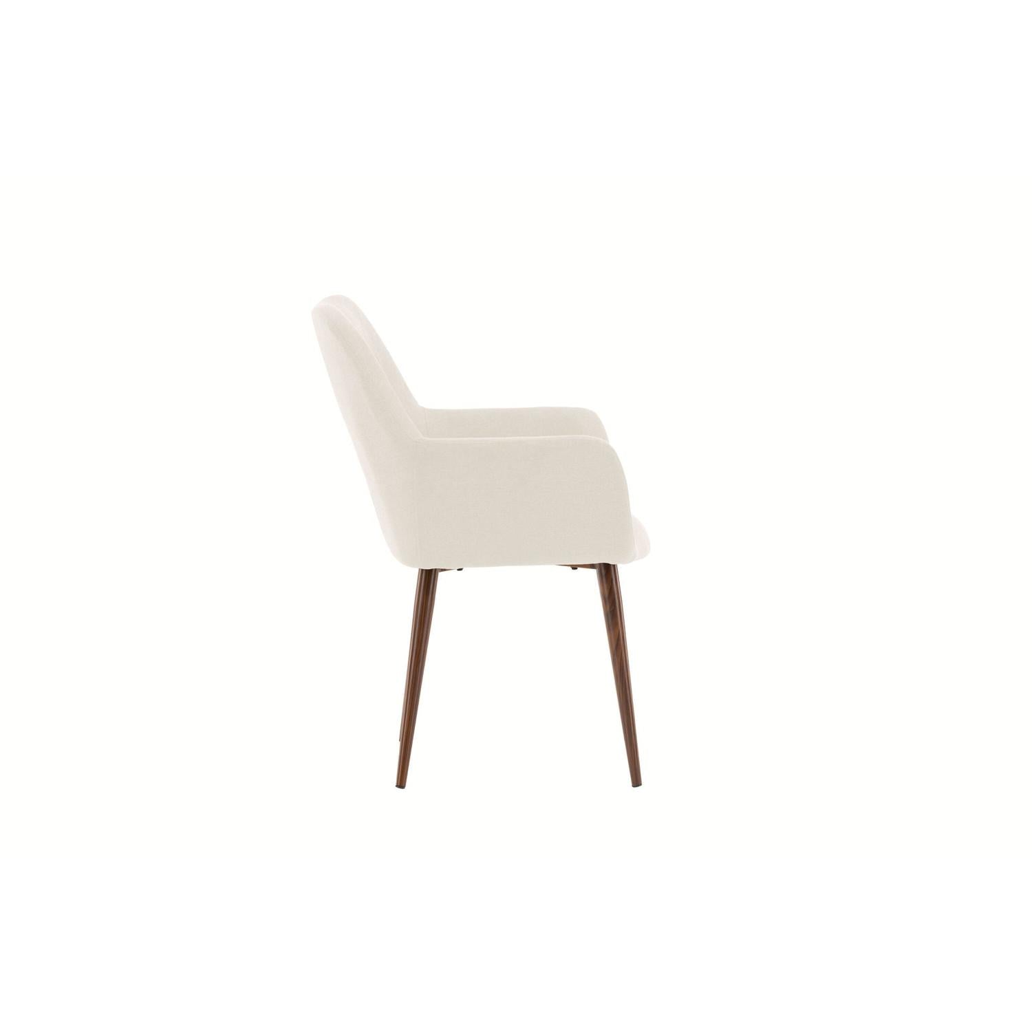 Venture Home Tomorrow Dining Chair 2-pack - Mocca / Beige Linen-Venture Home-le canapé