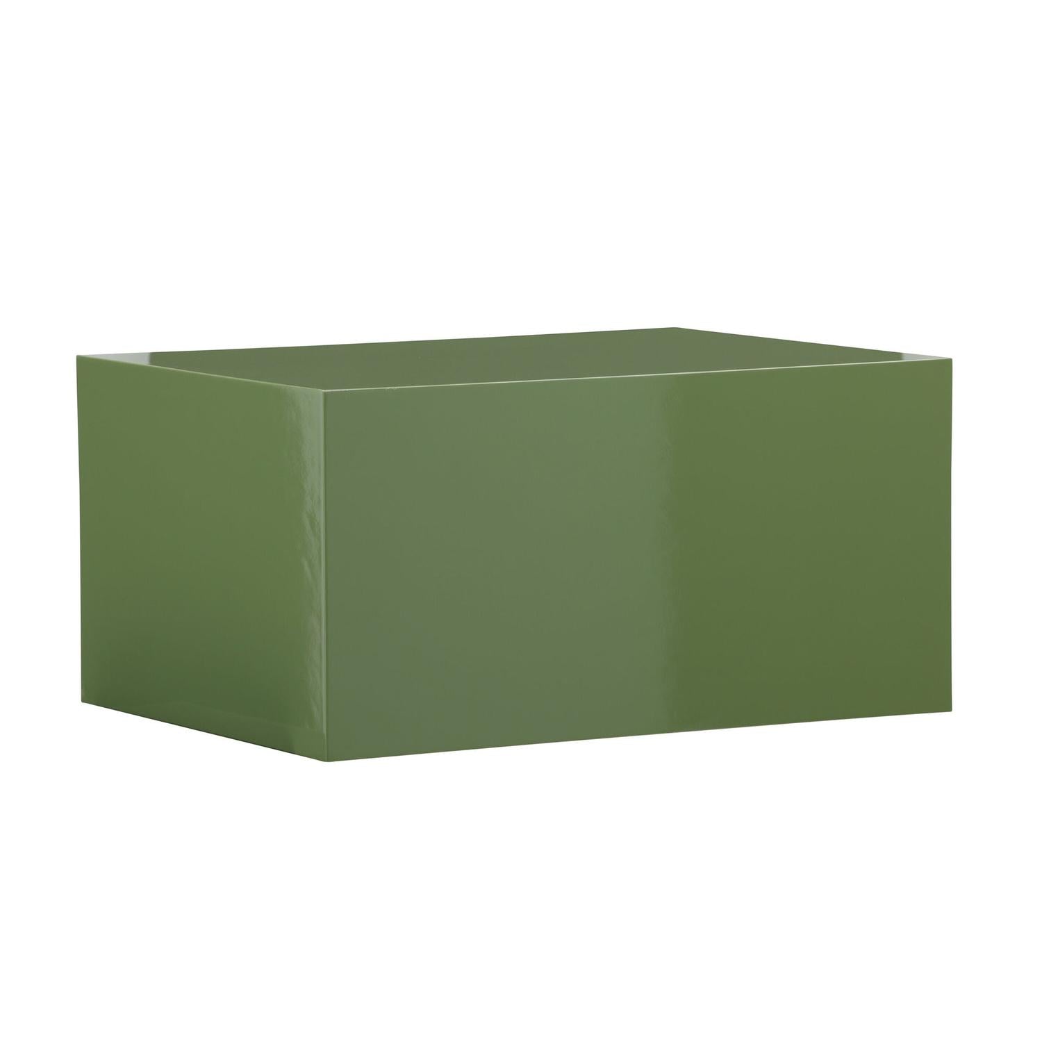 Venture Home York Low Sofa Table - Dark Green / Glossy Look MDF-Venture Home-le canapé