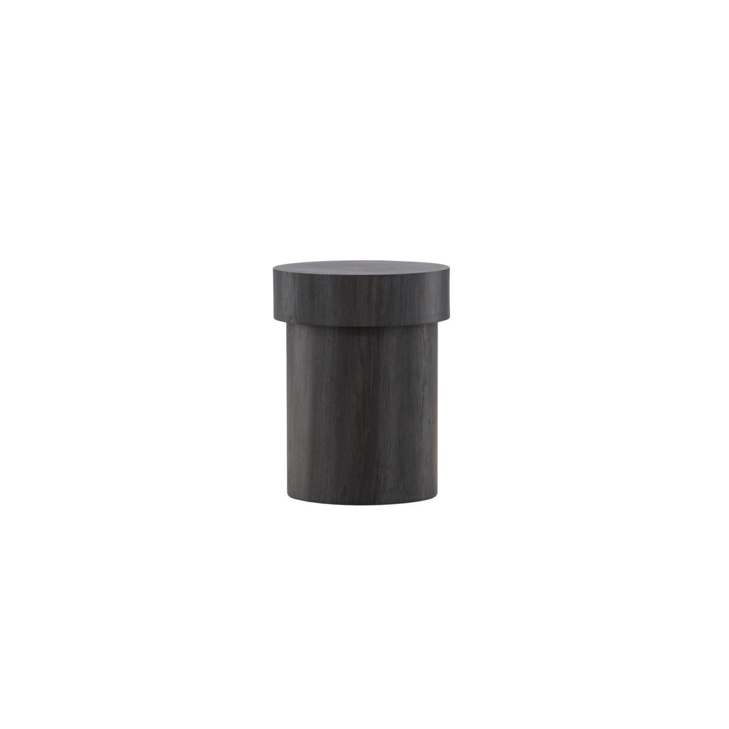 Vind Malung Side Table ⌀35 - Black FSC 100%-Vind-le canapé