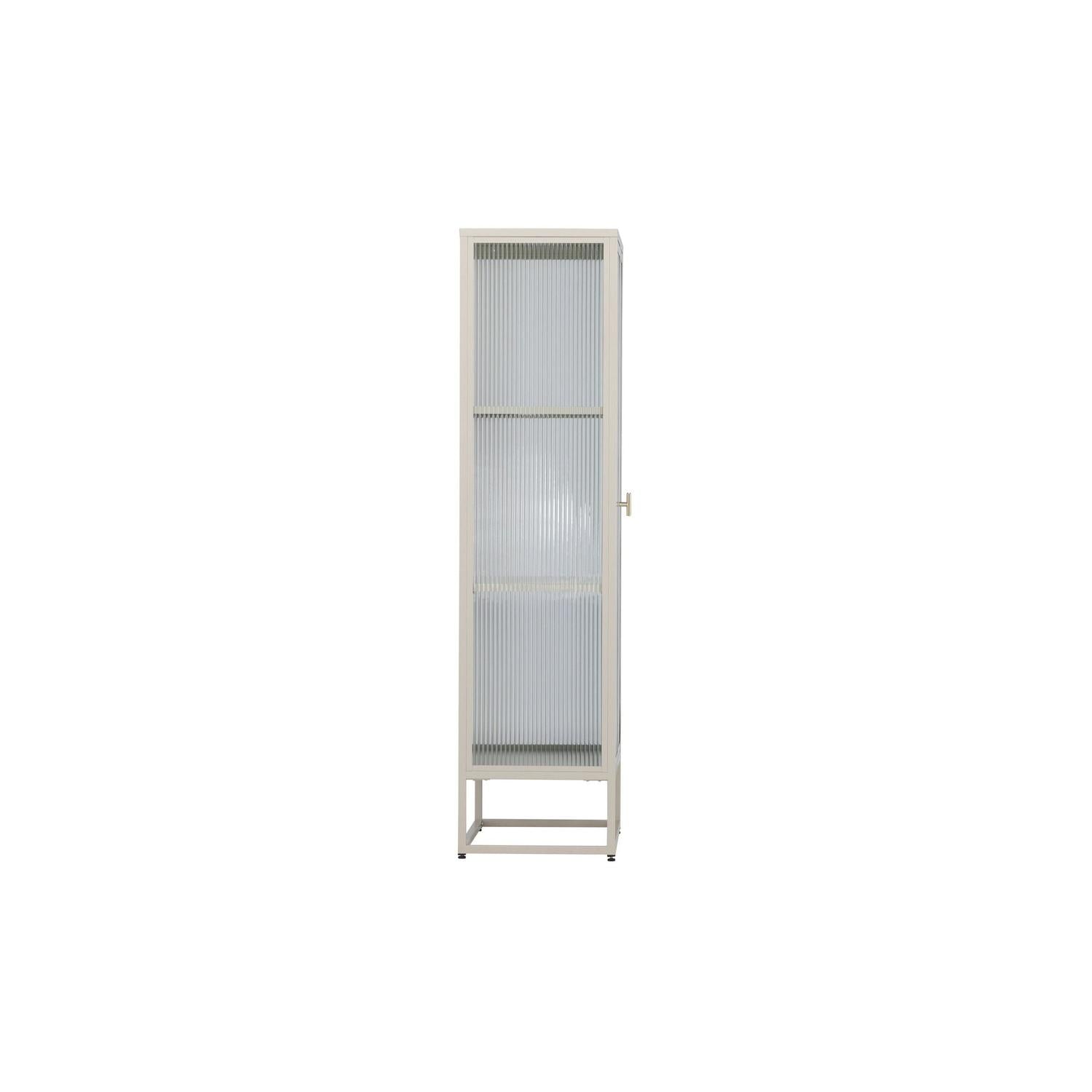 Vitrinenschrank Garis 160cm - Beige-Vitrinen-Venture Home-le canapé