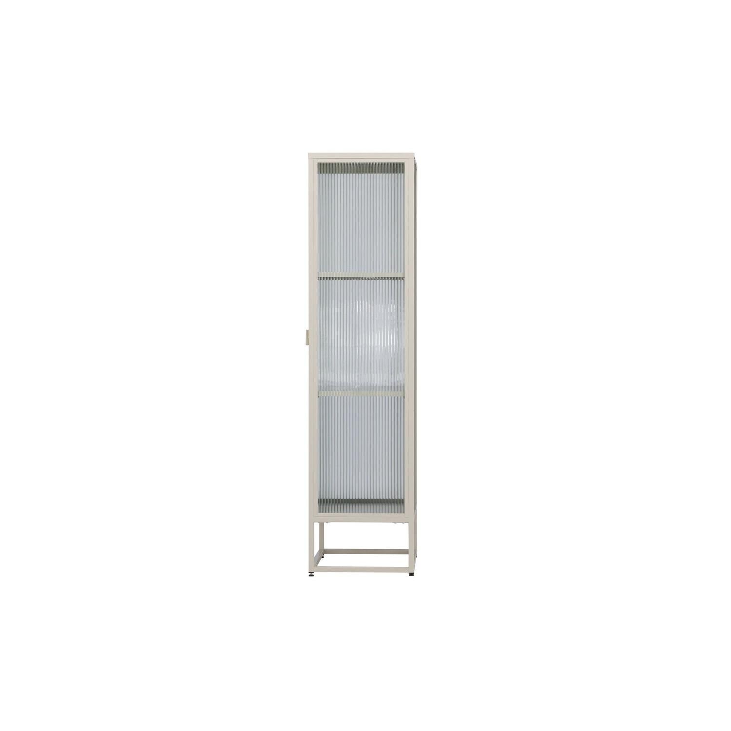 Vitrinenschrank Garis 160cm - Beige-Vitrinen-Venture Home-le canapé