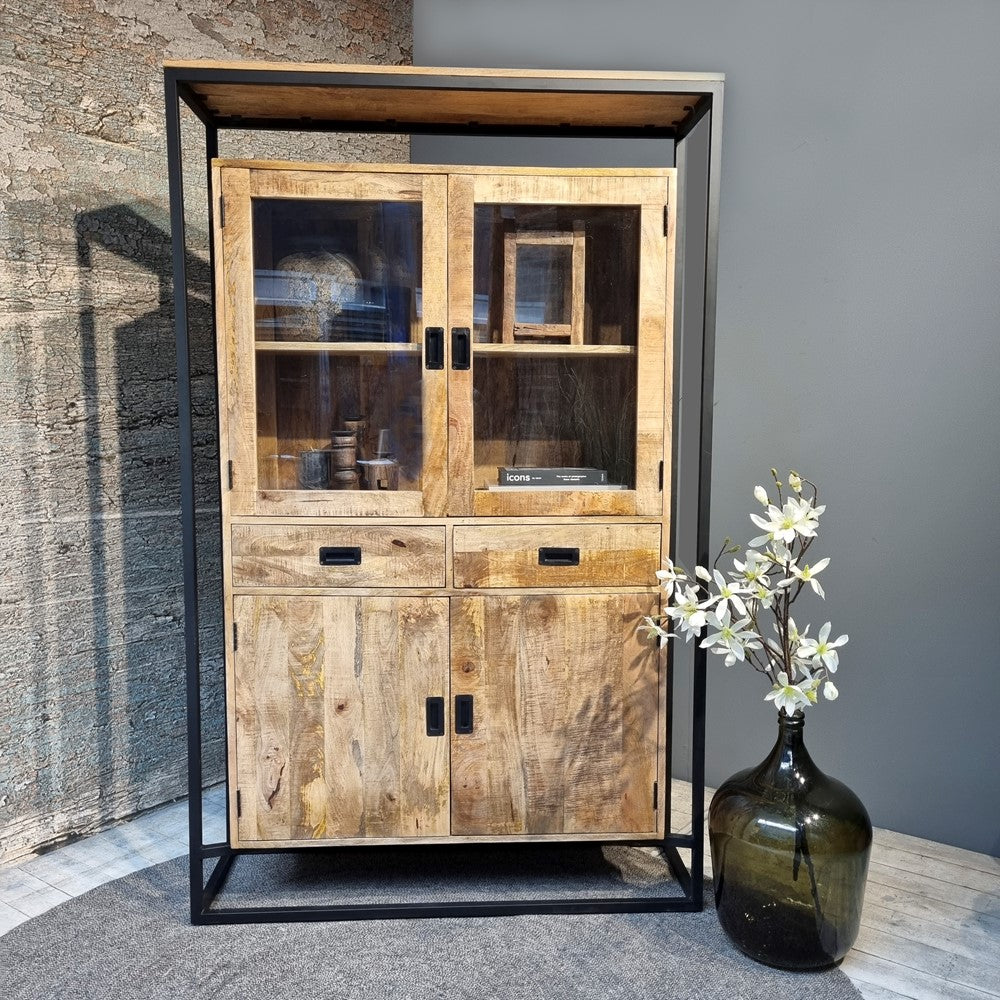 Vitrinenschrank Len - Natur-Vitrinen-Benoa-le canapé